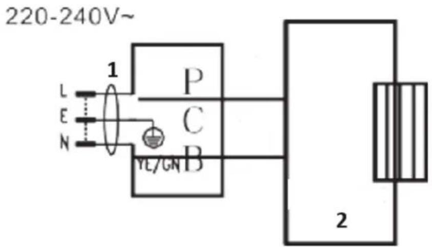 Royal Catering RCGK-MBD21L - Elektrické schéma - 1