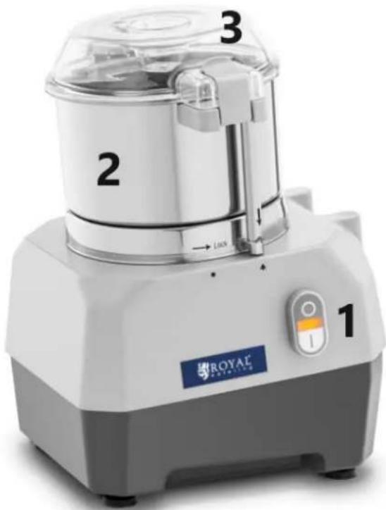 Royal Catering RCBC-5V1 - Beskrivelse av enheten - 1