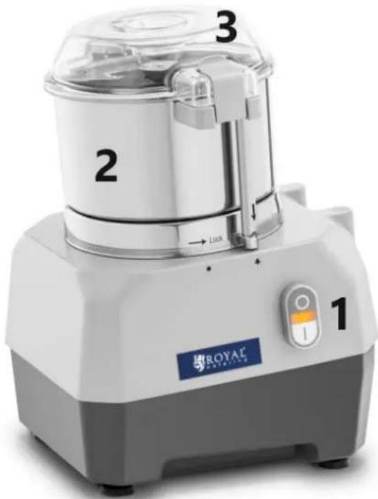 Royal Catering RCBC-5V1 - Beskrivning av apparaten - 1