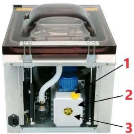 Royal Catering RCVG-47-1 - Riempimento/scarico dell'olio dalla pompa - 1