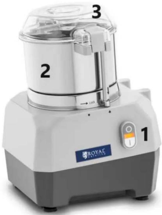 Royal Catering RCBC-3V1 - Beschreibung des Geräts - 1