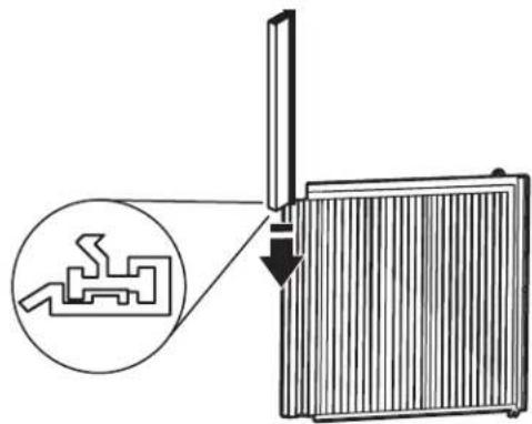 AMANA AMAP151CW - Paneles laterales deslizantes - 1