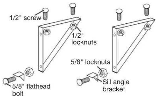 AMANA AMAP151CW - Assemble brackets - 1