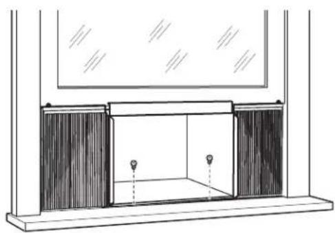 AMANA AMAP151CW - Fixer le l'armoire - 1