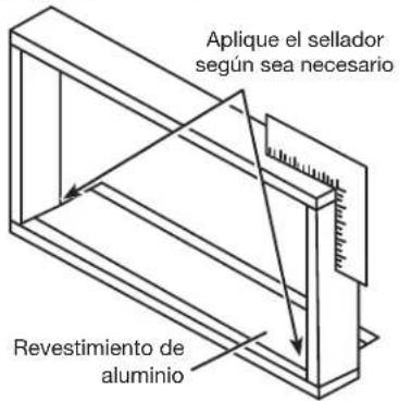 AMANA AMAP151CW - Corte un orificio en los lados de la viga de pared central - 3