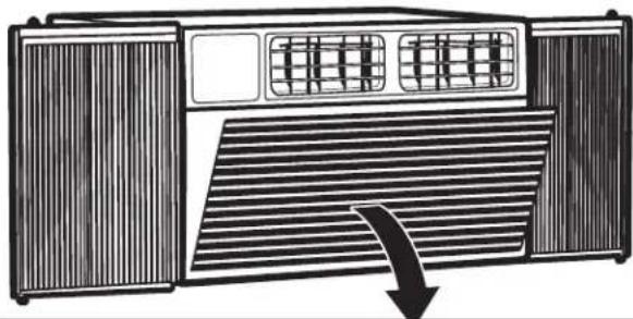 AMANA AMAP151CW - Retirer la grille d'entrée - 1