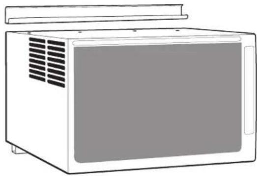 AMANA AMAP151CW - Install top channel - 1
