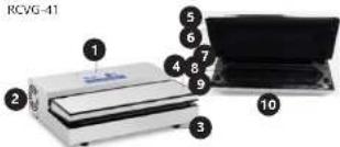 Royal Catering RCVG-41 - PRIMA DI INIZIARE AD UTILIZZARE IL PRODOTTO, LEGGERE ATTENTAMENTE E COMPRENDERE LE PRESENTI ISTRUZIONI. - 5