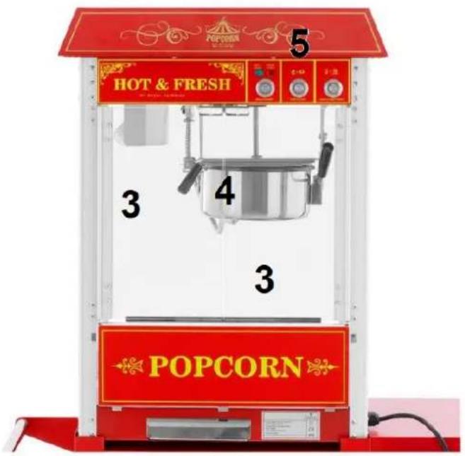 Royal Catering RCPW-16E.1-2F - Vzhled modelu RCPS-16E.3-2F (ostatní modely RCPS-16E-2F, RCPS-16E.1-2F, RCPS-16E.2-2F mají jinou barvu): - 4