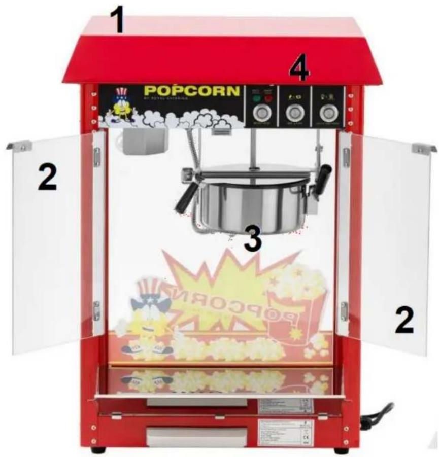 Royal Catering RCPW-16E.1-2F - Vzhled modelu RCPS-16E.3-2F (ostatní modely RCPS-16E-2F, RCPS-16E.1-2F, RCPS-16E.2-2F mají jinou barvu): - 1