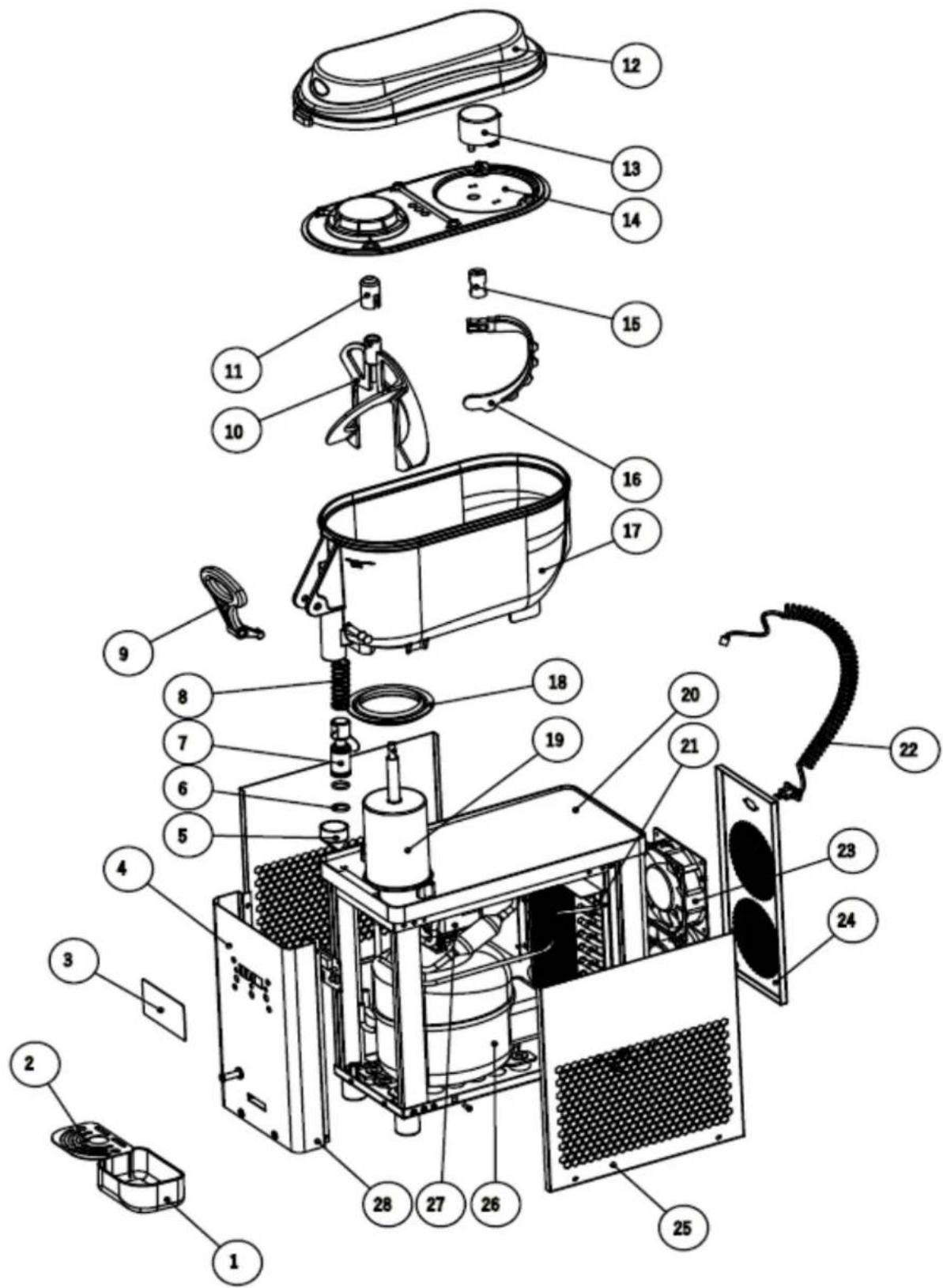 Royal Catering RCSL 2/6A - desenhode montagem - 1