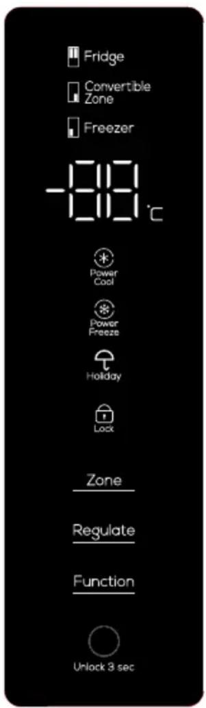 TCL RC518CXD0 - Operation keys - 1