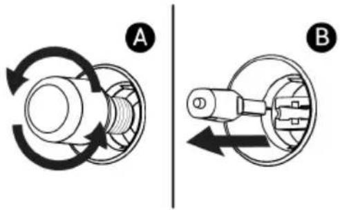 BEKO BCBIS17300KSBMPS - Si votre four est équipé d'une lampe ronde, - 2