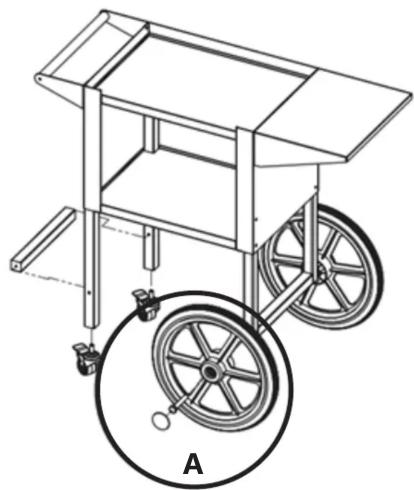 Royal Catering RCPT-16E - POPCORN TROLLEY - 5