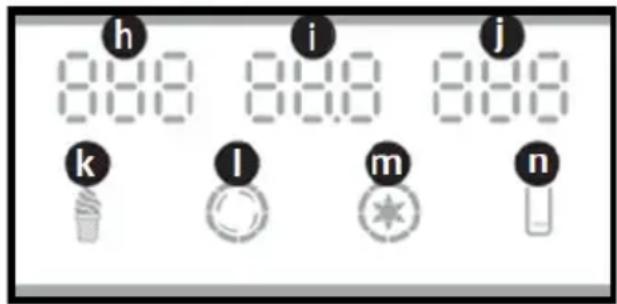 Royal Catering RCSI-24 - SYMBOLE AN DER LCD-ANZEIGE - 1