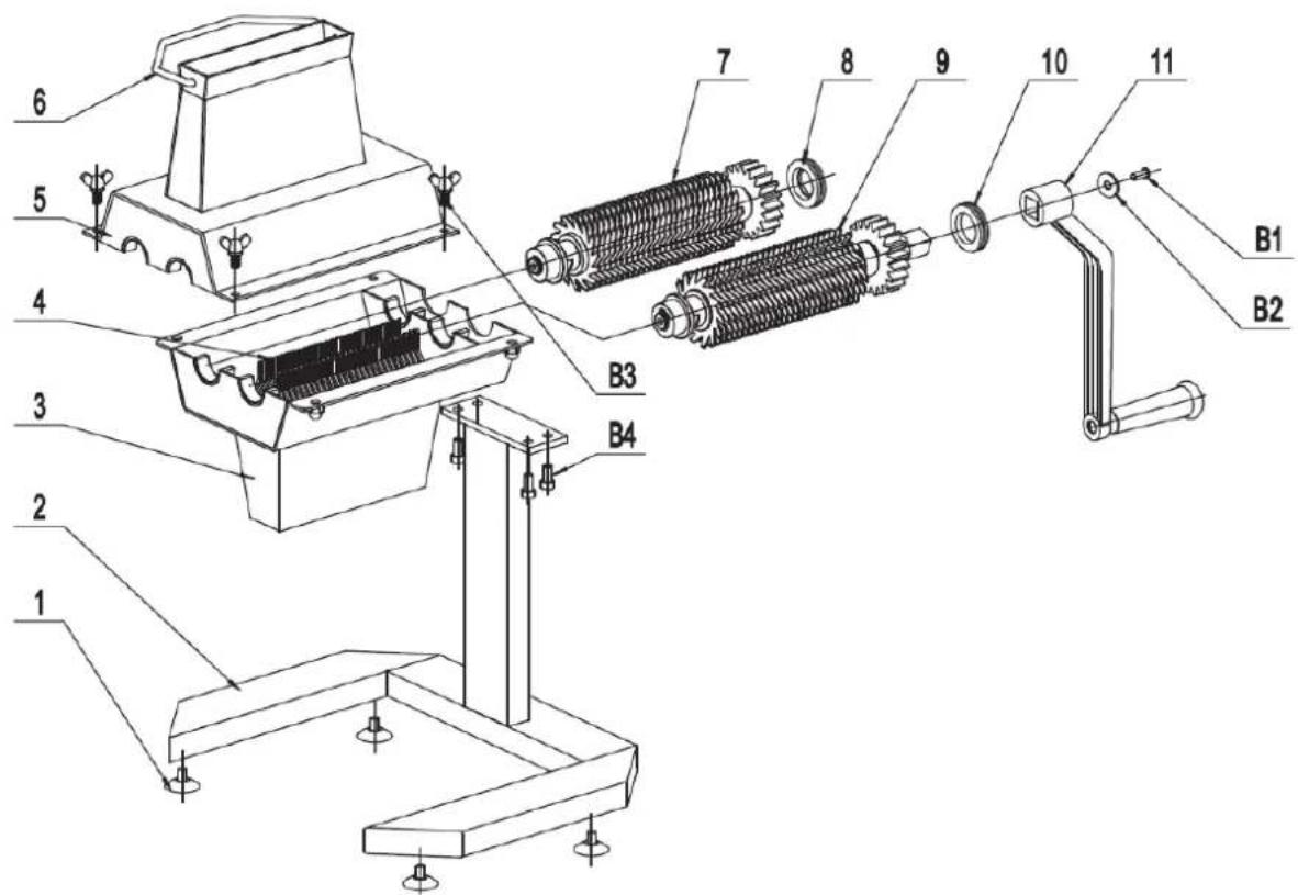 Royal Catering RCMT-355W - Beskrivning av apparaten - 2