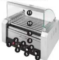Royal Catering RC-RG5DC - LISEZ ATTENTIVEMENT LE PRÉSENT MANUEL ET ASSUREZ-VOUS DE BIEN LE COMPRENDRE AVANT LA PREMIÈRE UTILISATION. - 9