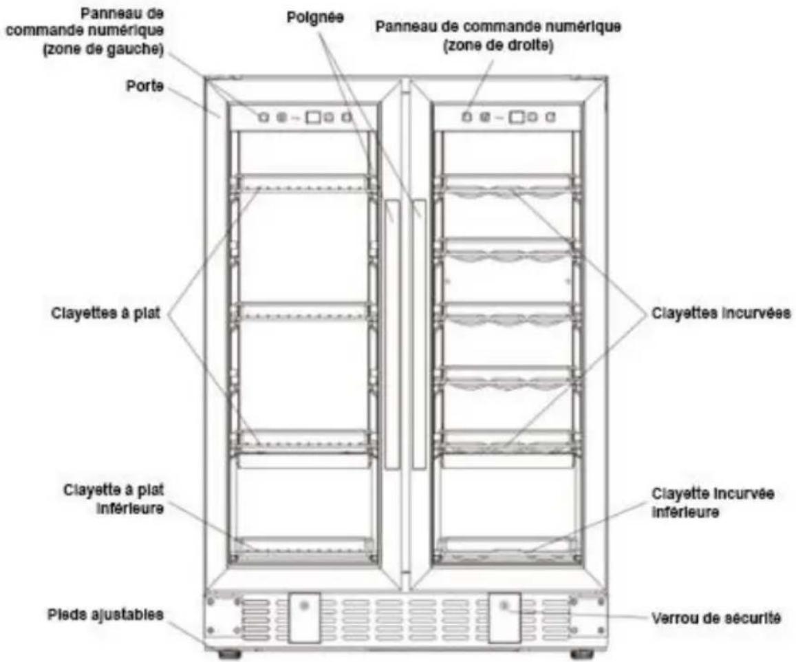 NewAir NWB076BS00 - LISTE DES PIÈCES - 1
