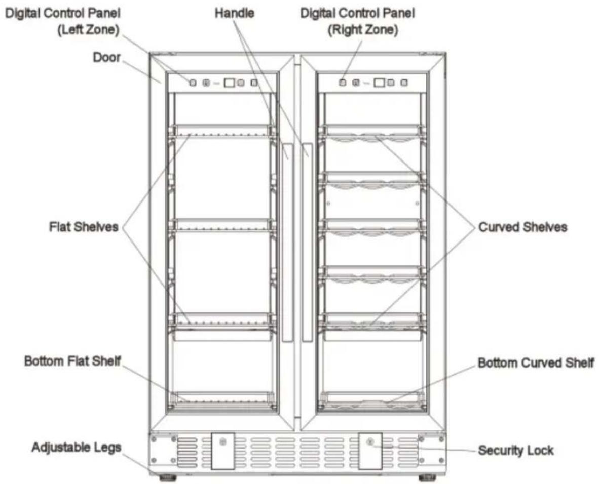 NewAir NWB076BS00 - PARTS LIST - 1