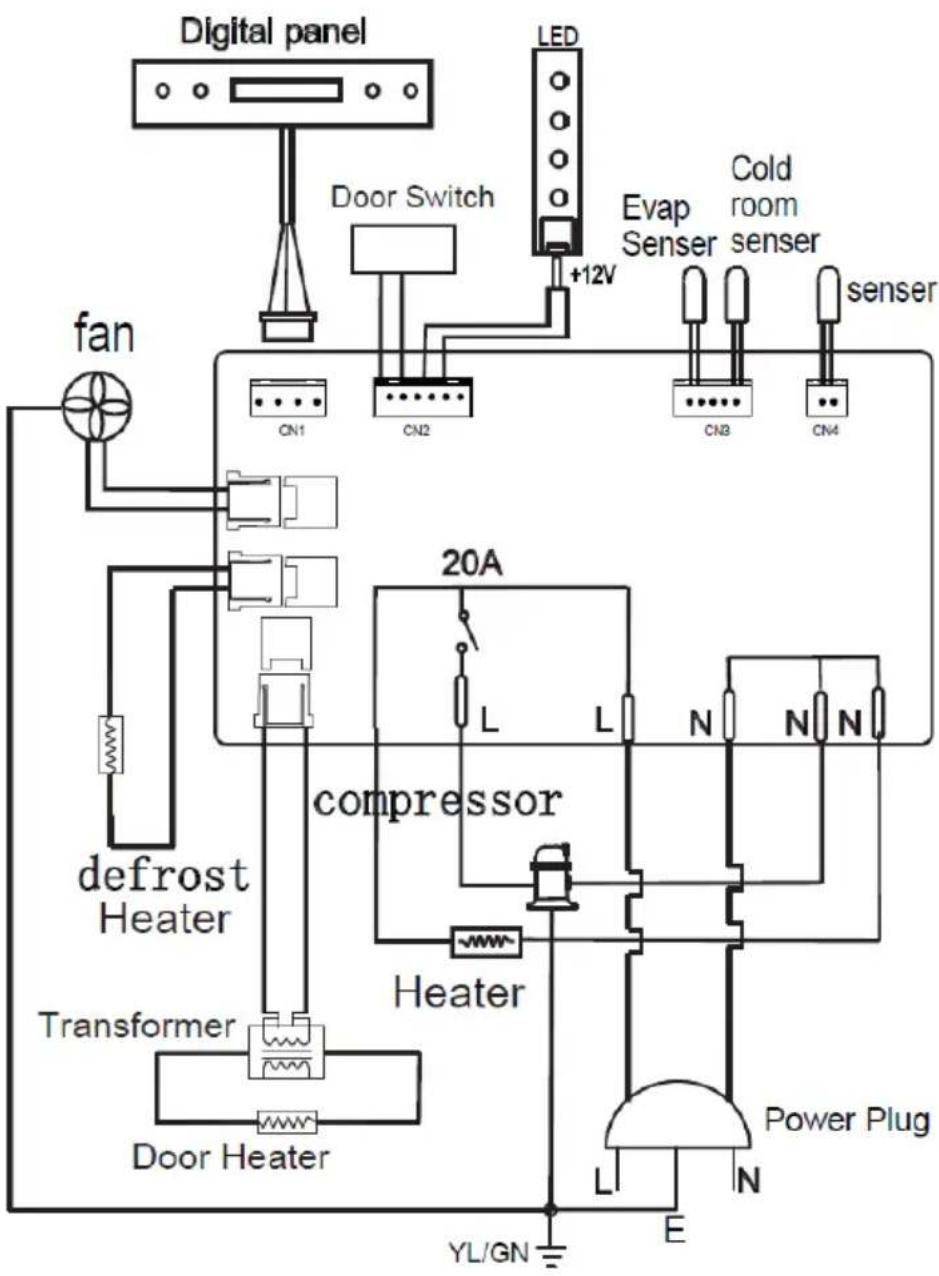 NewAir NBF125BK00 - CIRCUIT DIAGRAM - 1