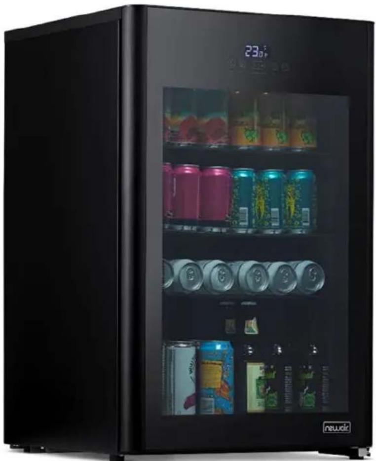 NewAir NBF125BK00 - Glacière À Bière 125 Canettes Refrigerador Escarchador para 125 Latas - 1