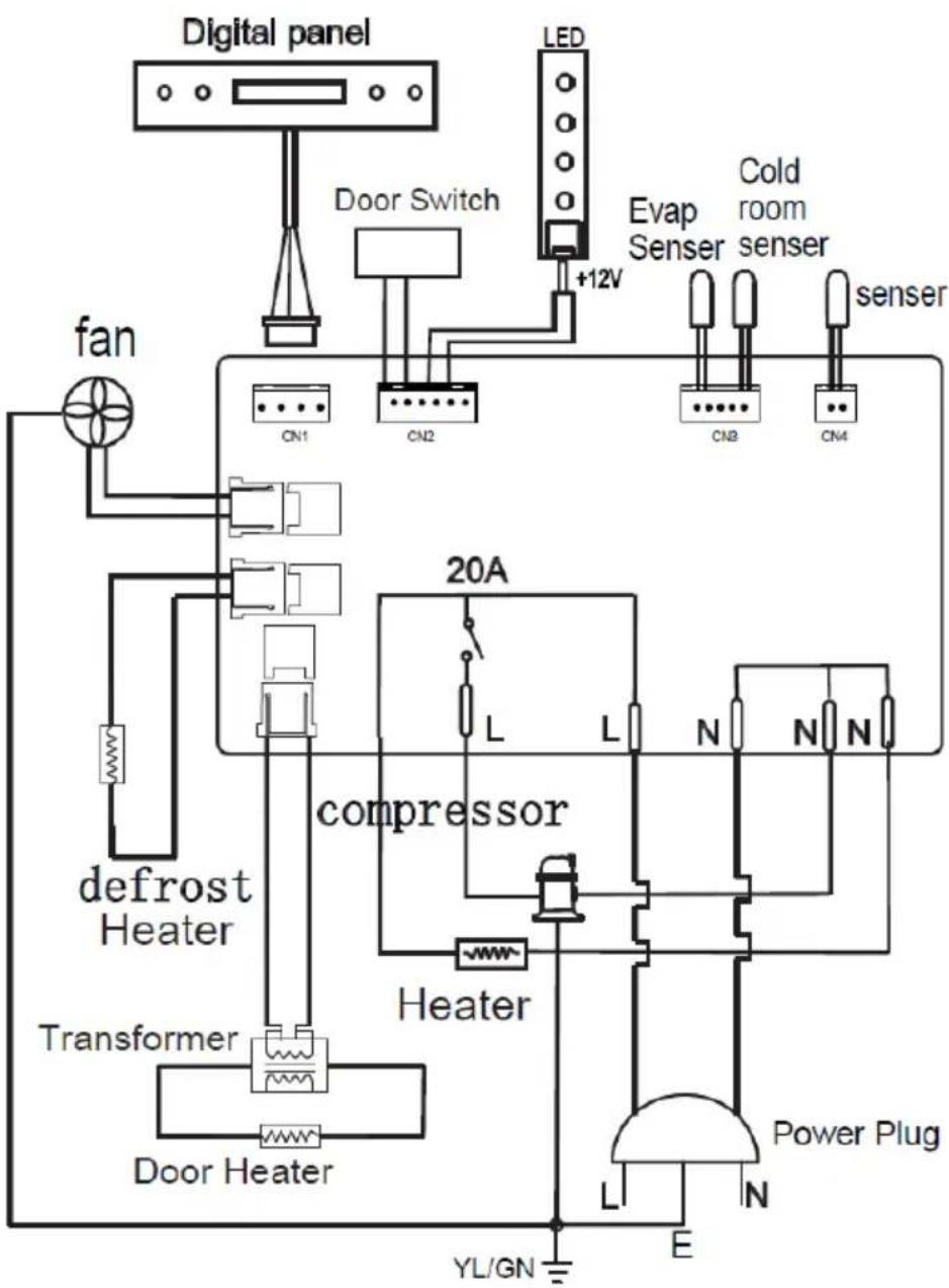 NewAir NBF125BK00 - DIAGRAMA DE CIRCUITO - 1