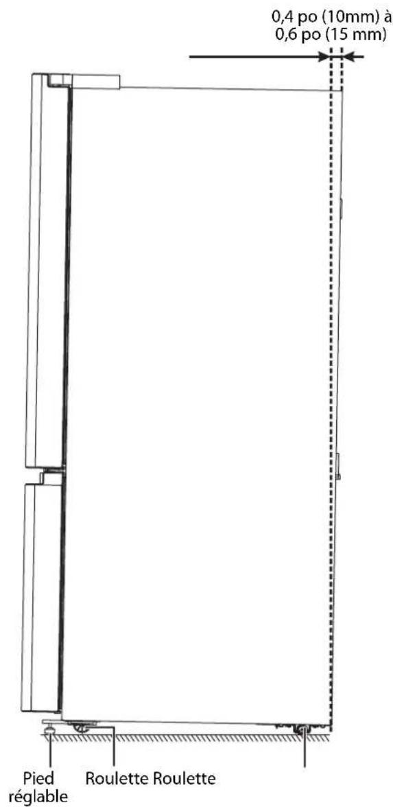 INSIGNIA NS-RFD26SS9 - Mise de niveau du réfrigérateur - 1