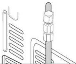 INSIGNIA NS-RFD26SS9 - Connexion de l'alimentation en eau au réfrigérateur - 1