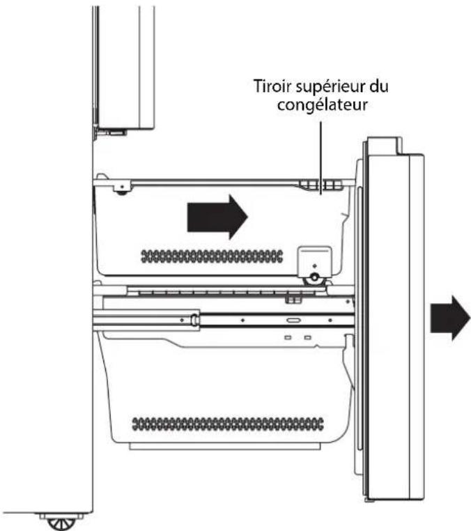 INSIGNIA NS-RFD26SS9 - Retrait des portes du réfrigérateur (optionnel) - 9