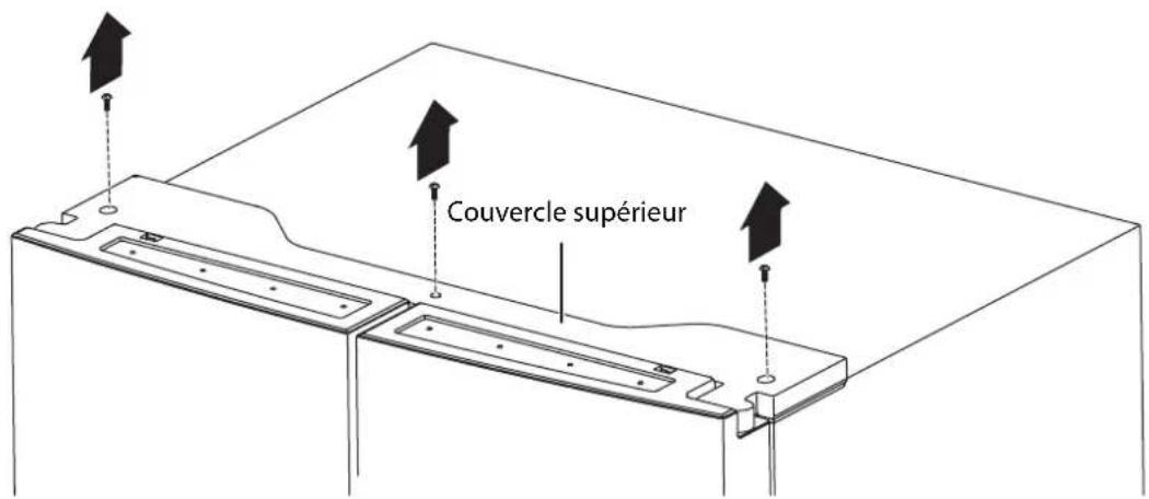 INSIGNIA NS-RFD26SS9 - Retrait des portes du réfrigérateur (optionnel) - 5
