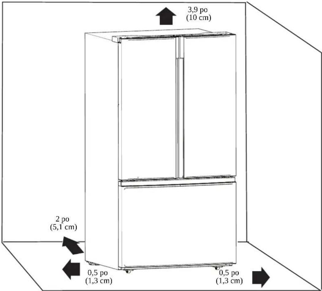 INSIGNIA NS-RFD26SS9 - Fournir une ventilation appropriée - 1