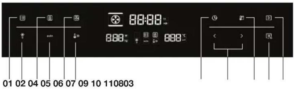 Pelgrim OM140GLS - Panneau de commande - 1