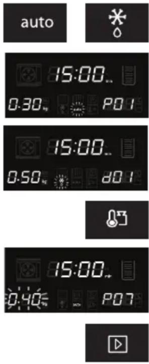 Pelgrim OM140GLS - Programmes de cuisson automatiques - 3