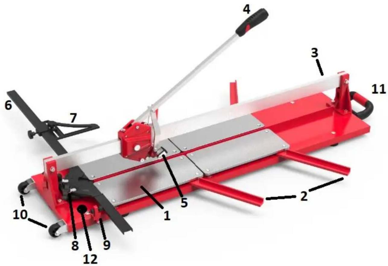 MSW TCM800 - Beschreibung des Geräts - 1