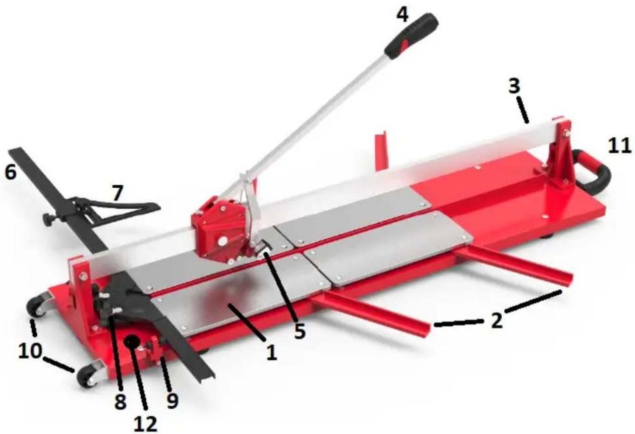 MSW TCM800 - Description de l'appareil - 1