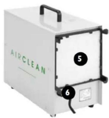 Ulsonix AIRCLEAN 10G-WL - 1- leşire de aer - 1