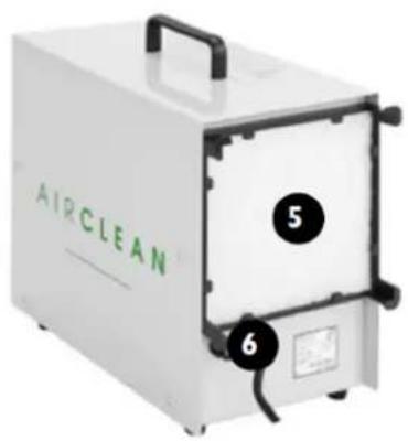 Ulsonix AIRCLEAN 10G-WL - APPARATENS PLACERING - 1