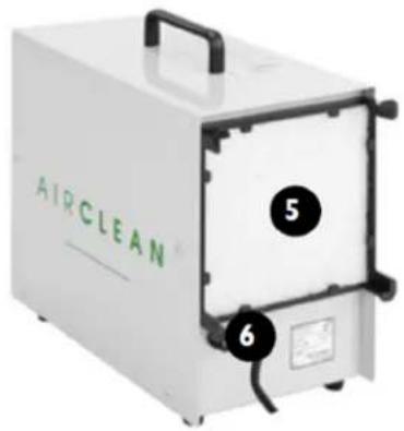 Ulsonix AIRCLEAN 10G-WL - APPARATETS PLACERING - 1