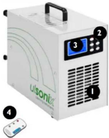 Ulsonix AIRCLEAN 10G-WL - Descrizione del dispositivo - 1