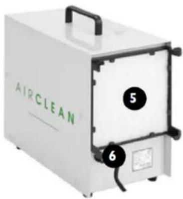 Ulsonix AIRCLEAN 10G-WL - APPARATETS PLACERING - 2