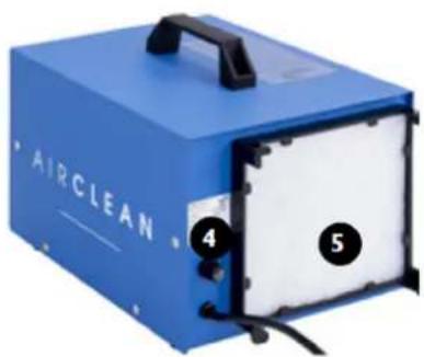 Ulsonix AIRCLEAN 10G-WL - 1- Έξοδος αέρα - 5