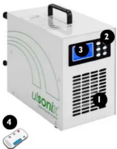 Ulsonix AIRCLEAN 10G-WL - Irenginio aprašymas - 1