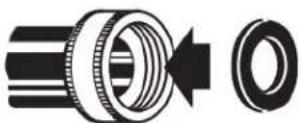 MAYTAG MFW7020RW - Insert new flat washers - 1