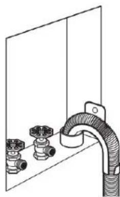 MAYTAG MFW7020RW - Place drain hose in standpipe - 2