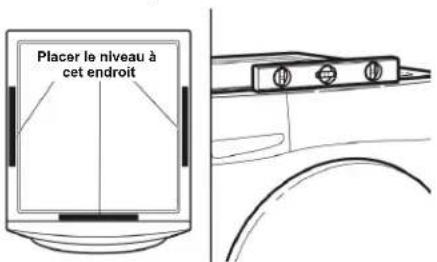 MAYTAG MFW7020RW - ÉTABLISSEMENT DE L'APLOMB DE LA LAVEUSE - 1