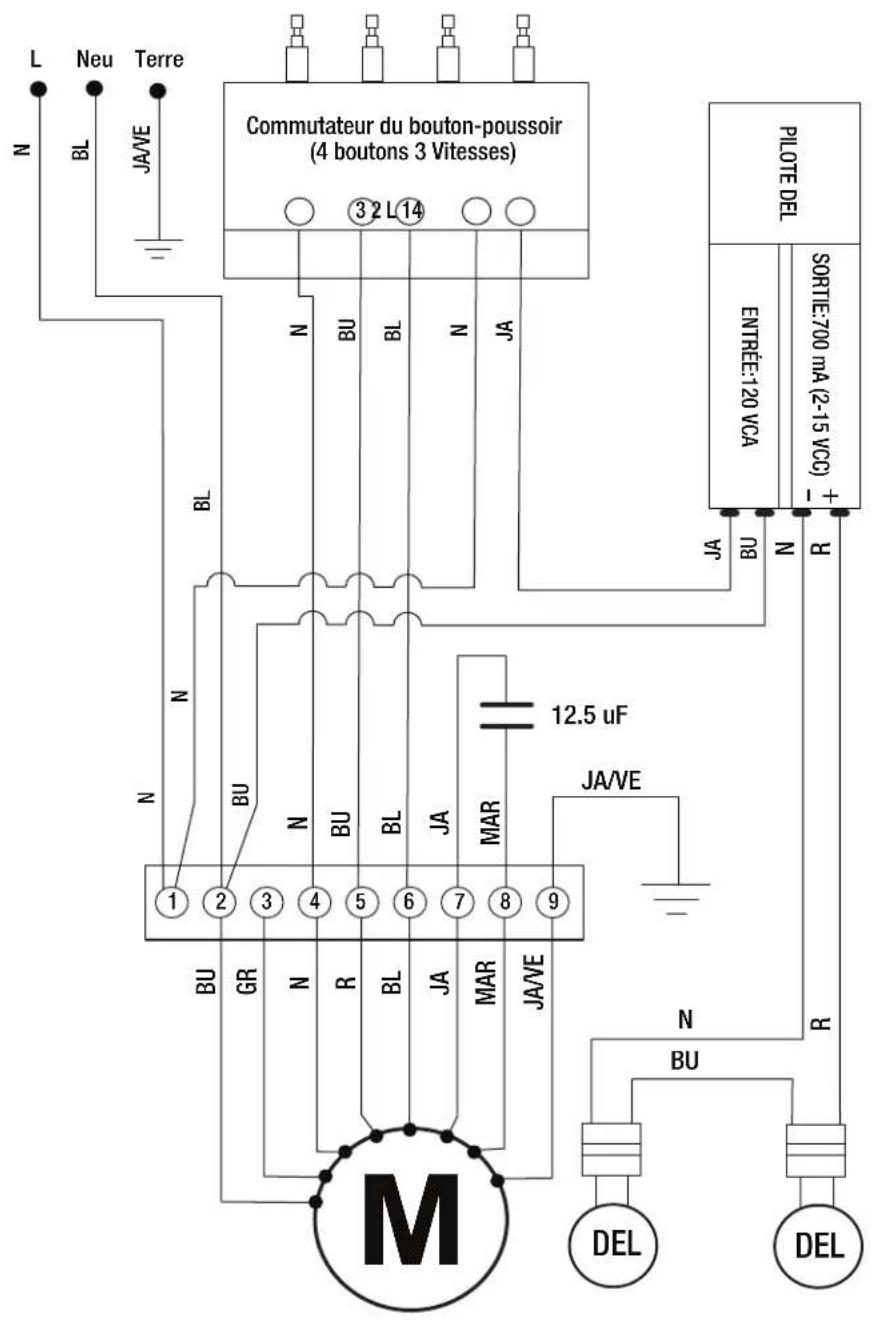 KITCHENAID WVW53UC0HV - SCHEMA DE CÂBLAGE - 1