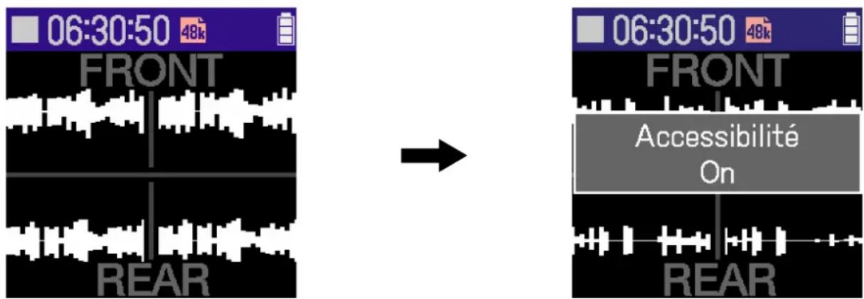 ZOOM H2 Essential - Activation/désactivation du guide sonore avec un raccourci - 2