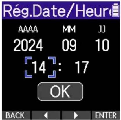 ZOOM H2 Essential - Réglage de la date et de l'heure - 4