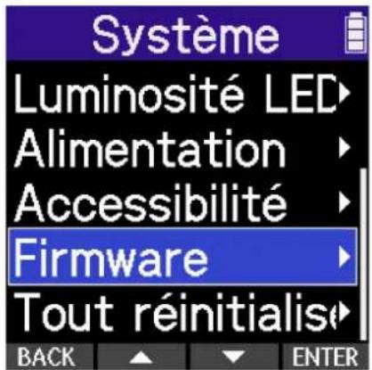 ZOOM H2 Essential - Vérification des versions de firmware - 2