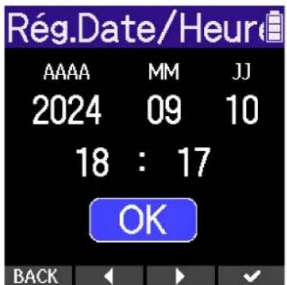 ZOOM H2 Essential - Réglage de la date et de l'heure - 6